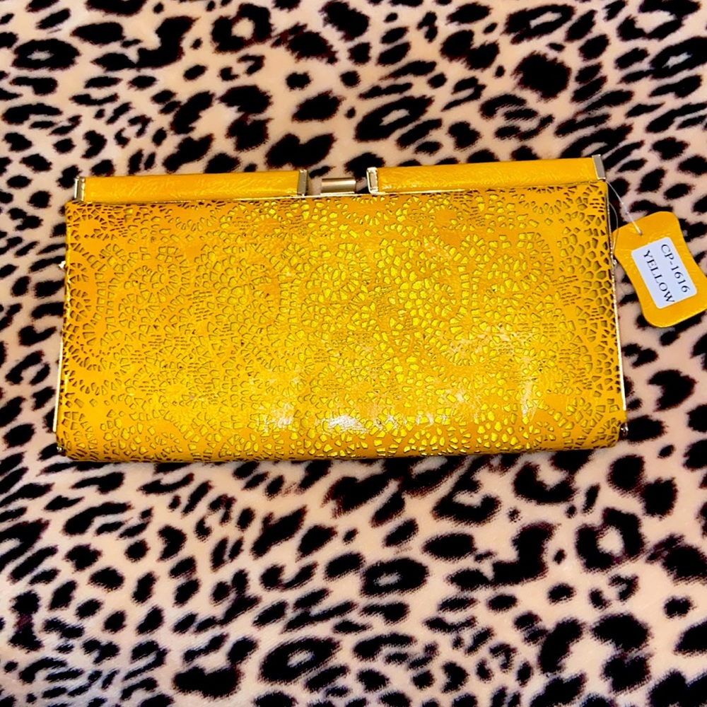 Yellow/Gold Crossbody and/or Clutch